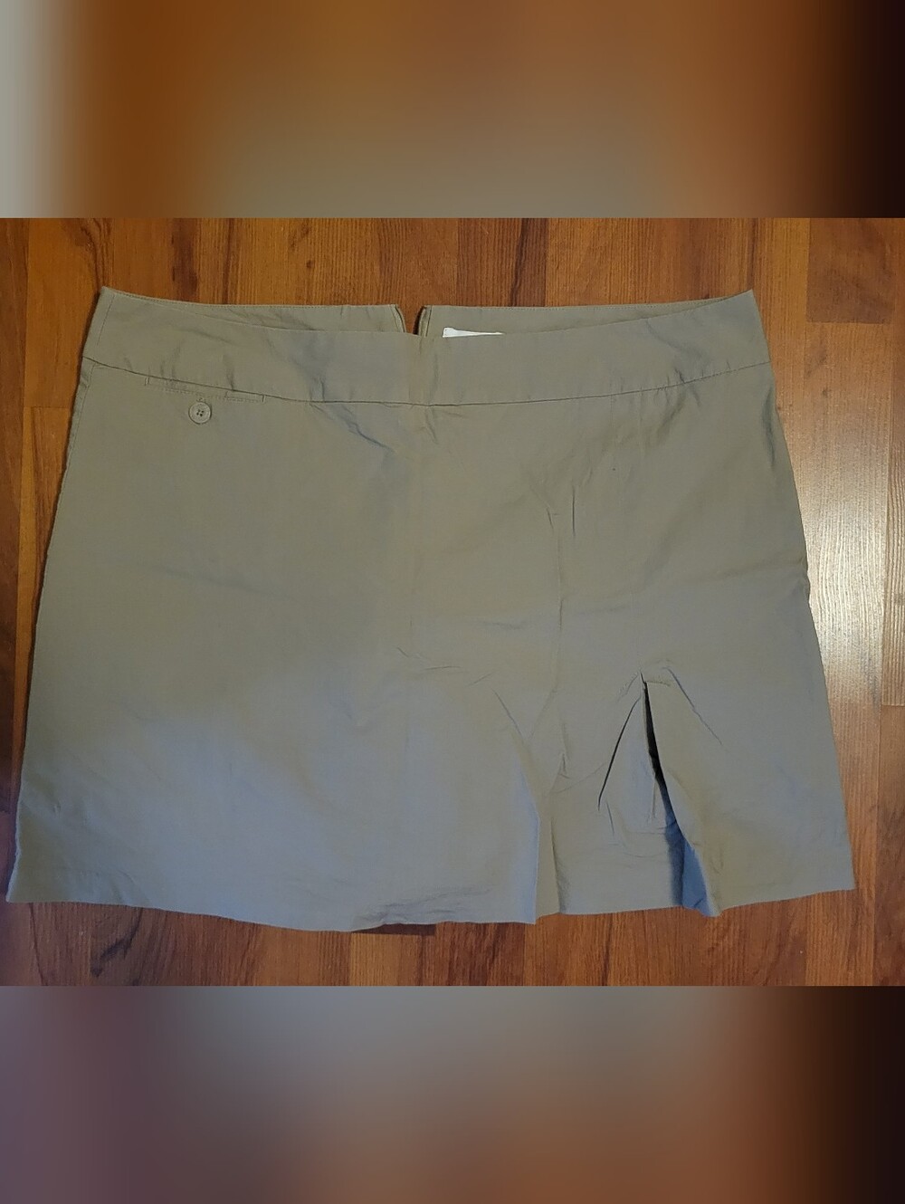 Skort with Front Pleat